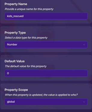 Property Settings