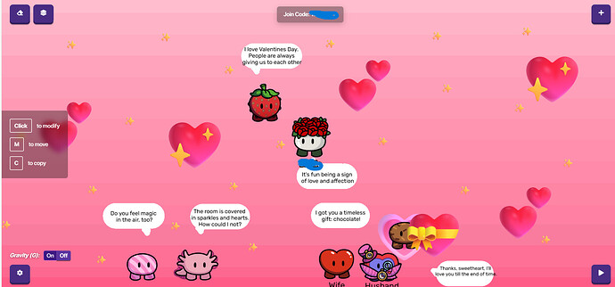 Valentines day gimkit