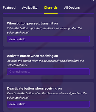 Button Settings