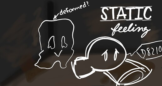 static feeling sketch