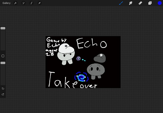 ECHO WITH BACKGROUND