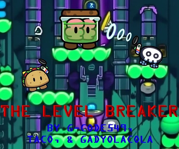 Platformer background for the level breaker