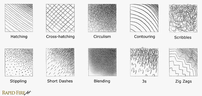 Pencil-Shading-Techniques-Intro-All-Examples