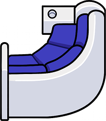 blue sofa