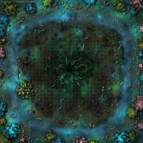 Corrupted Grove | Fantasy map, Tabletop rpg maps, Epic art