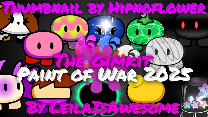 The Gimkit Paint War Of 2025