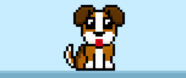 Pixel-Art-Dog