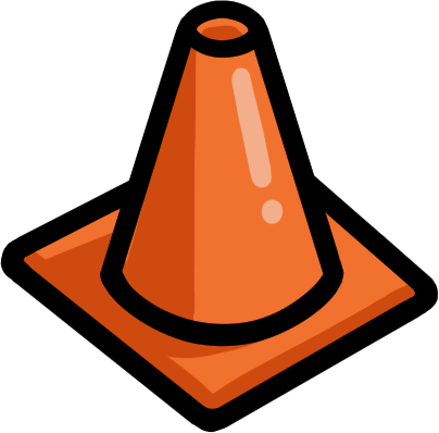 angled cone