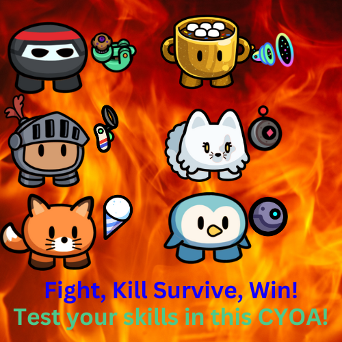 Fight, Kill, Survive, Win! Logo